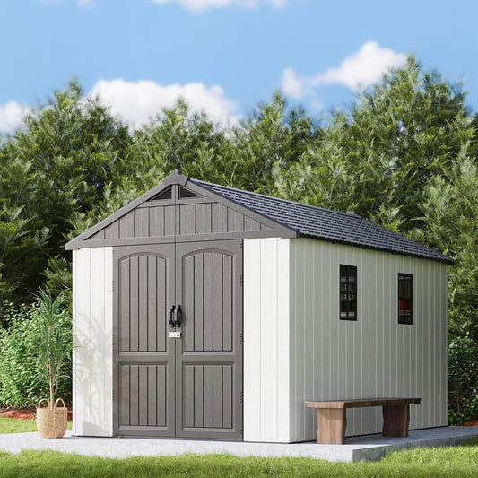 Patiowell 8x12 FT Outdoor Storage Shed for Garden Tools