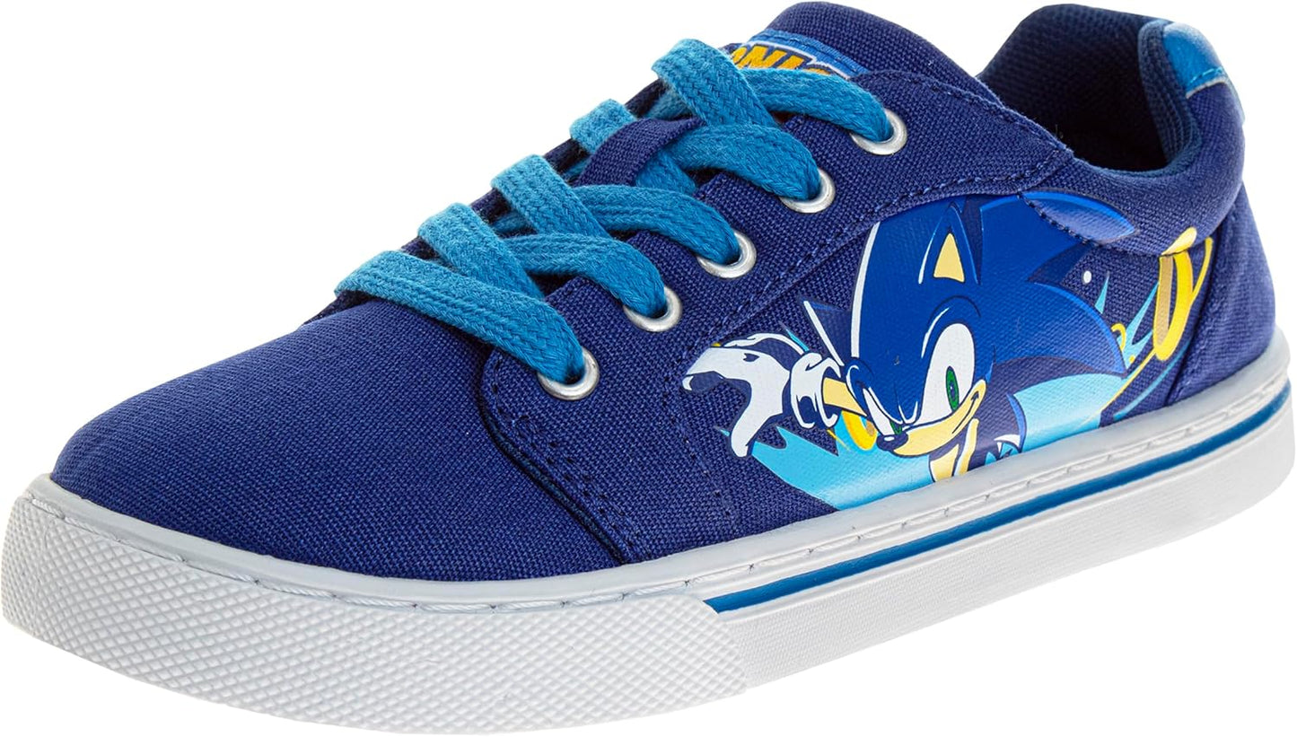 Sonic The Hedgehog Slip-On Sneakers for Kids - Size 11-13