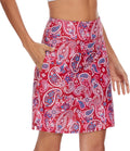 Skorts for Woman Knee Length Athletic Skort with Pockets - Comfortable