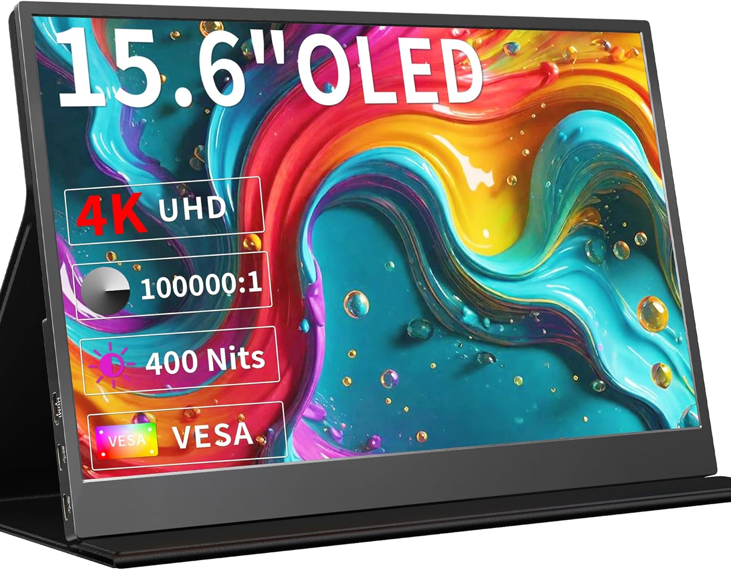 4K OLED Portable Monitor - Ultimate Gaming & Working Companion