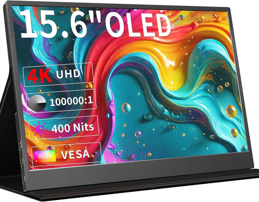 4K OLED Portable Monitor - Ultimate Gaming & Working Companion