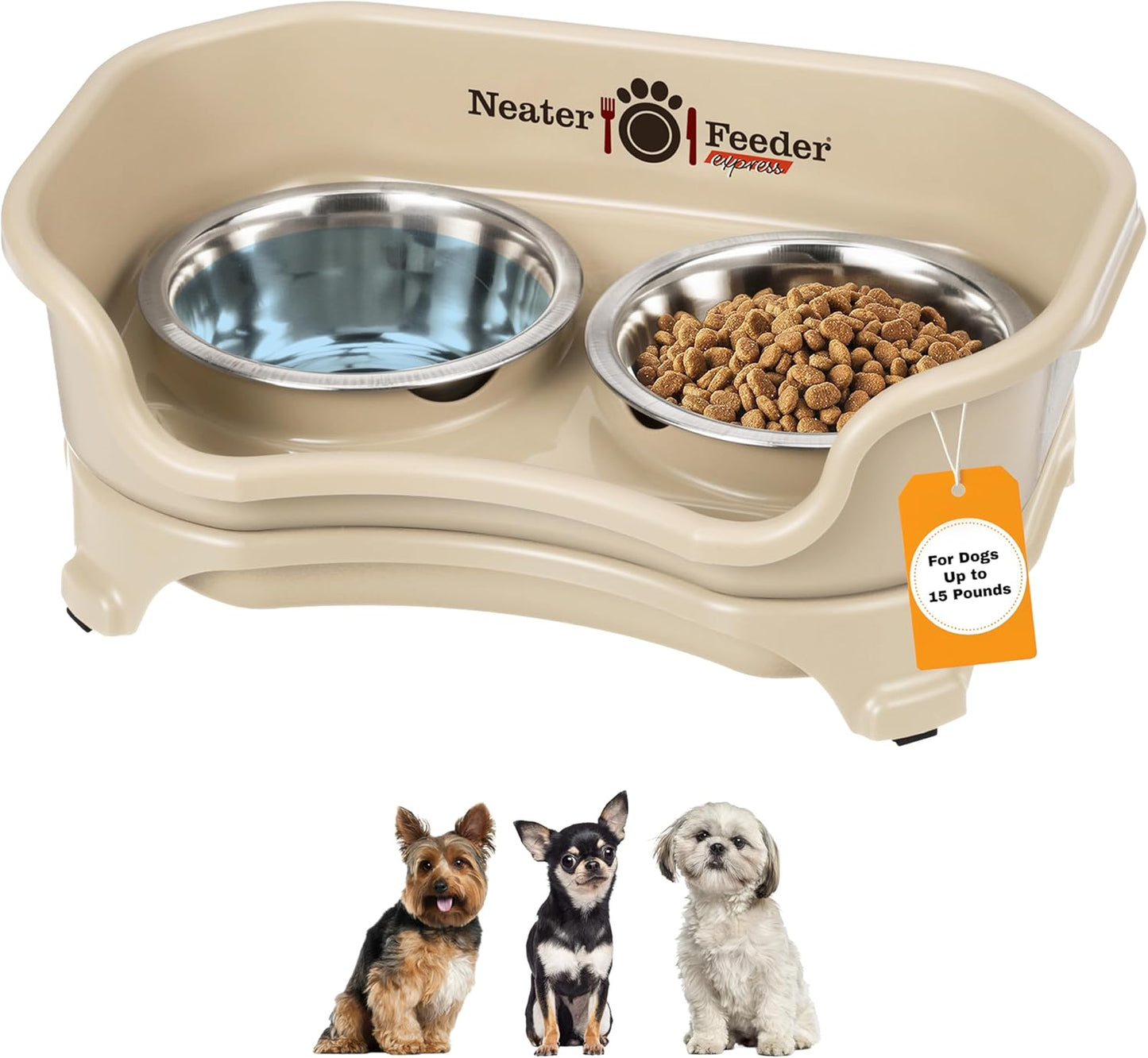 Neater Feeder Express Elevated Dog Bowls for Small Breeds