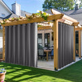 NICETOWN Outdoor Curtains 2 Panels - Waterproof, Windproof Privacy