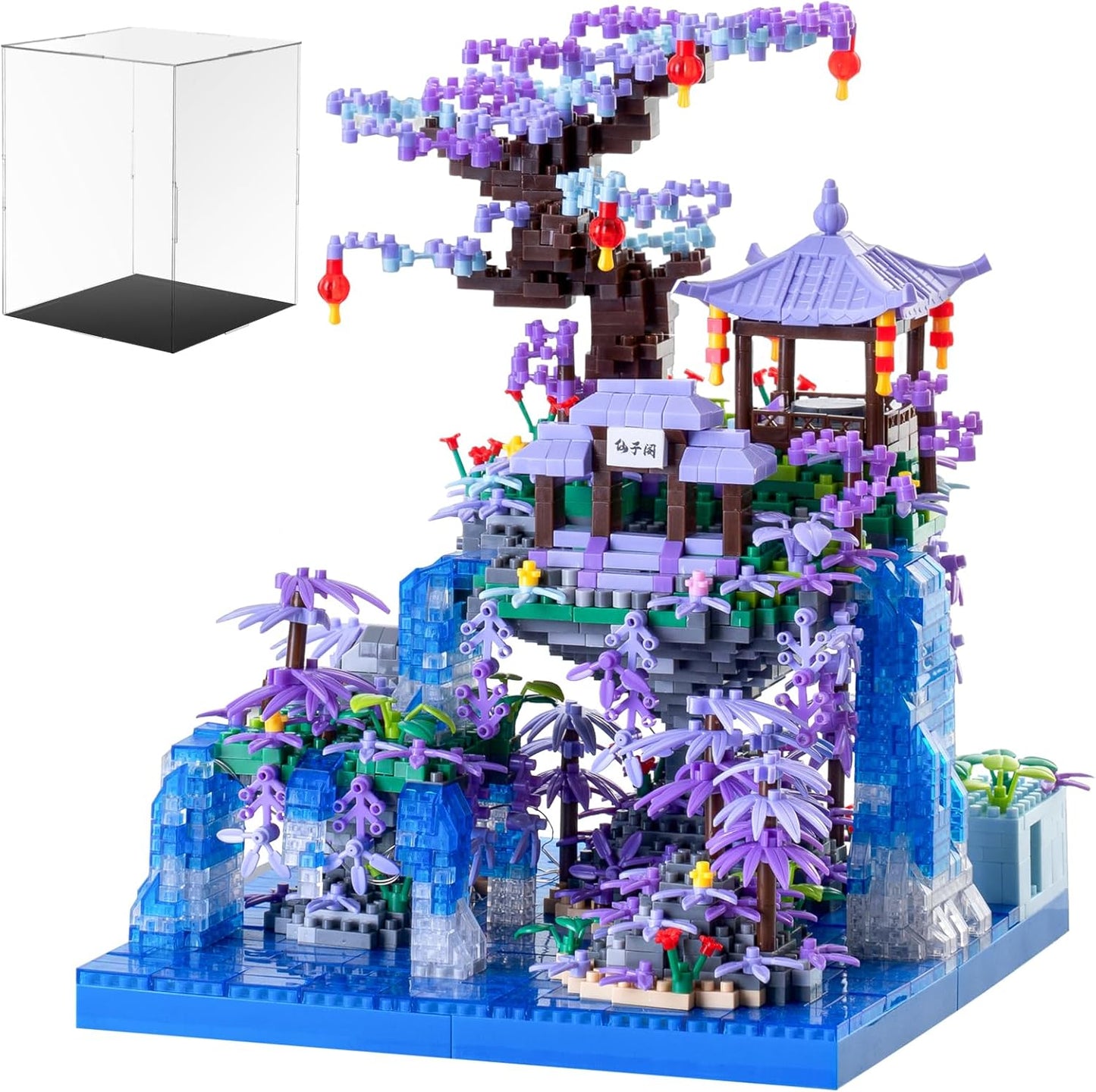 Peach Blossom Pond Building Blocks Set for Dreamy Fairyland