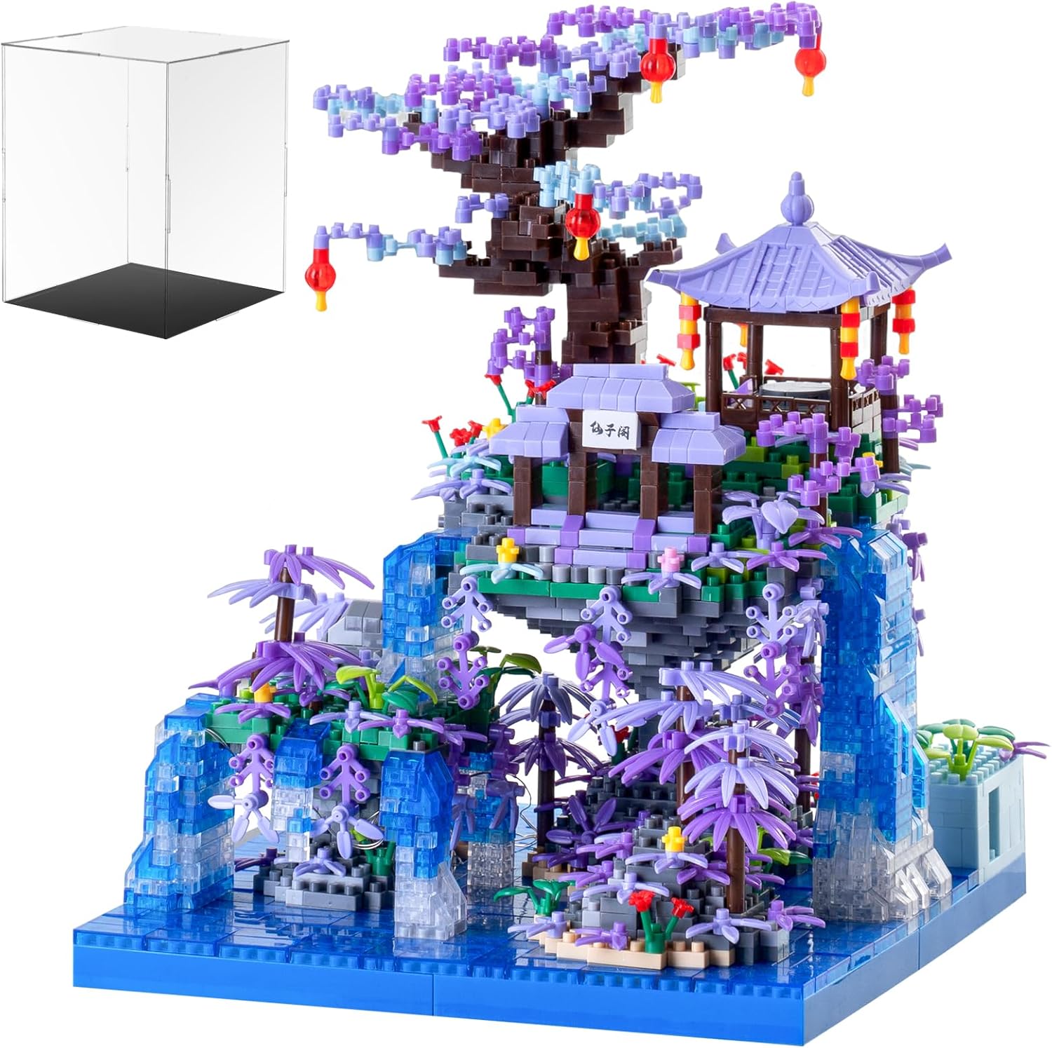 Peach Blossom Pond Building Blocks Set for Dreamy Fairyland