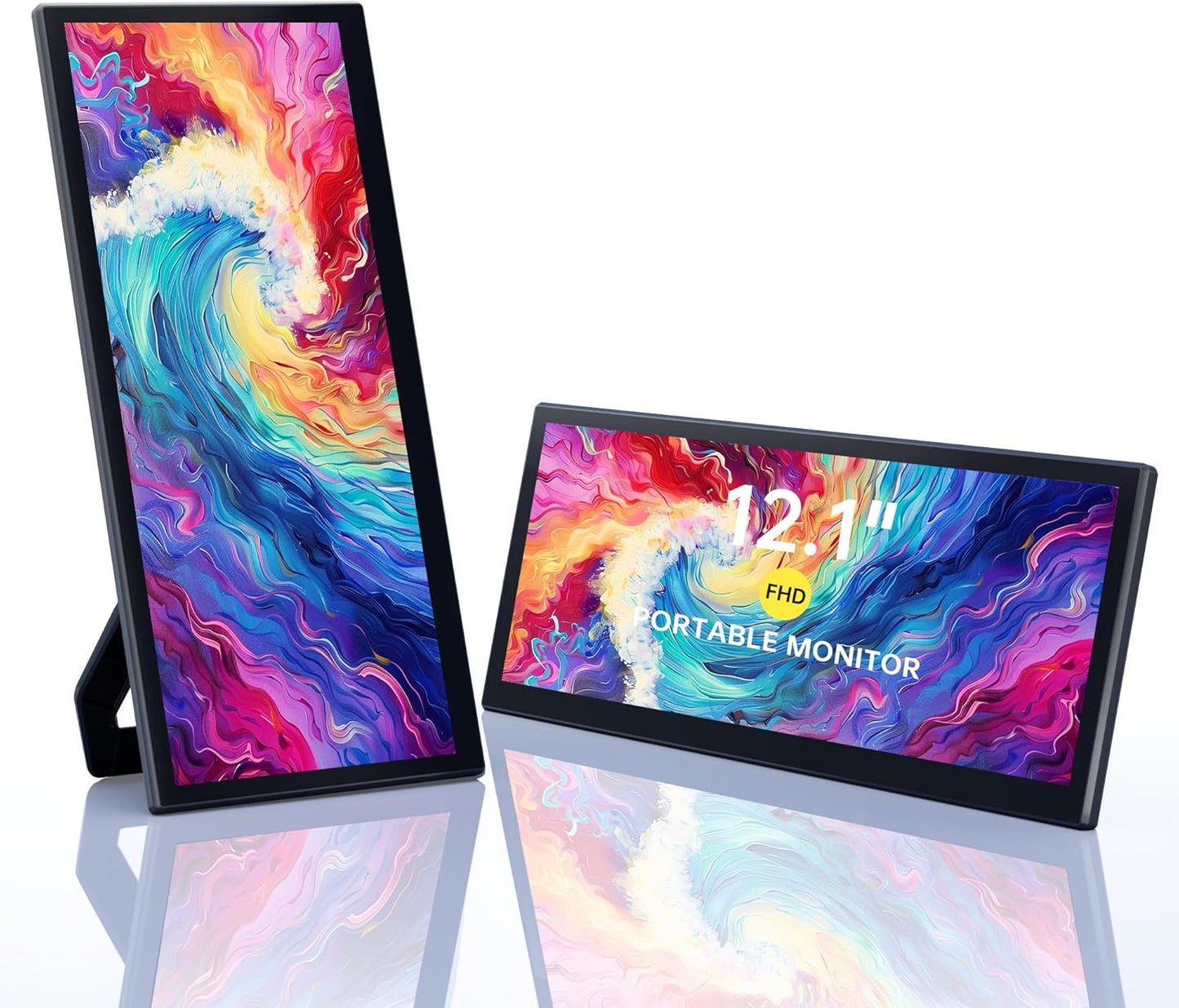 12.1 Inch Ultra-Slim Portable Monitor with Speakers - LivElect