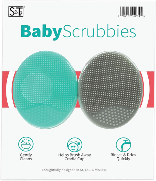 Baby Silicone Bath Brushes - Exfoliate & Massage