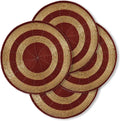 Elegant Beaded Round Placemats Set of 16 for Holiday Dining