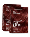 6RR Medium Vibrant Cayenne Red Hair Color Kit - 2 Pack Radiant