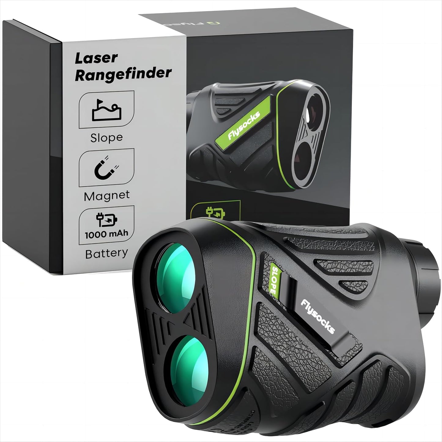 Precision Golf Range Finder - 1200Y, Rechargeable, Magnet
