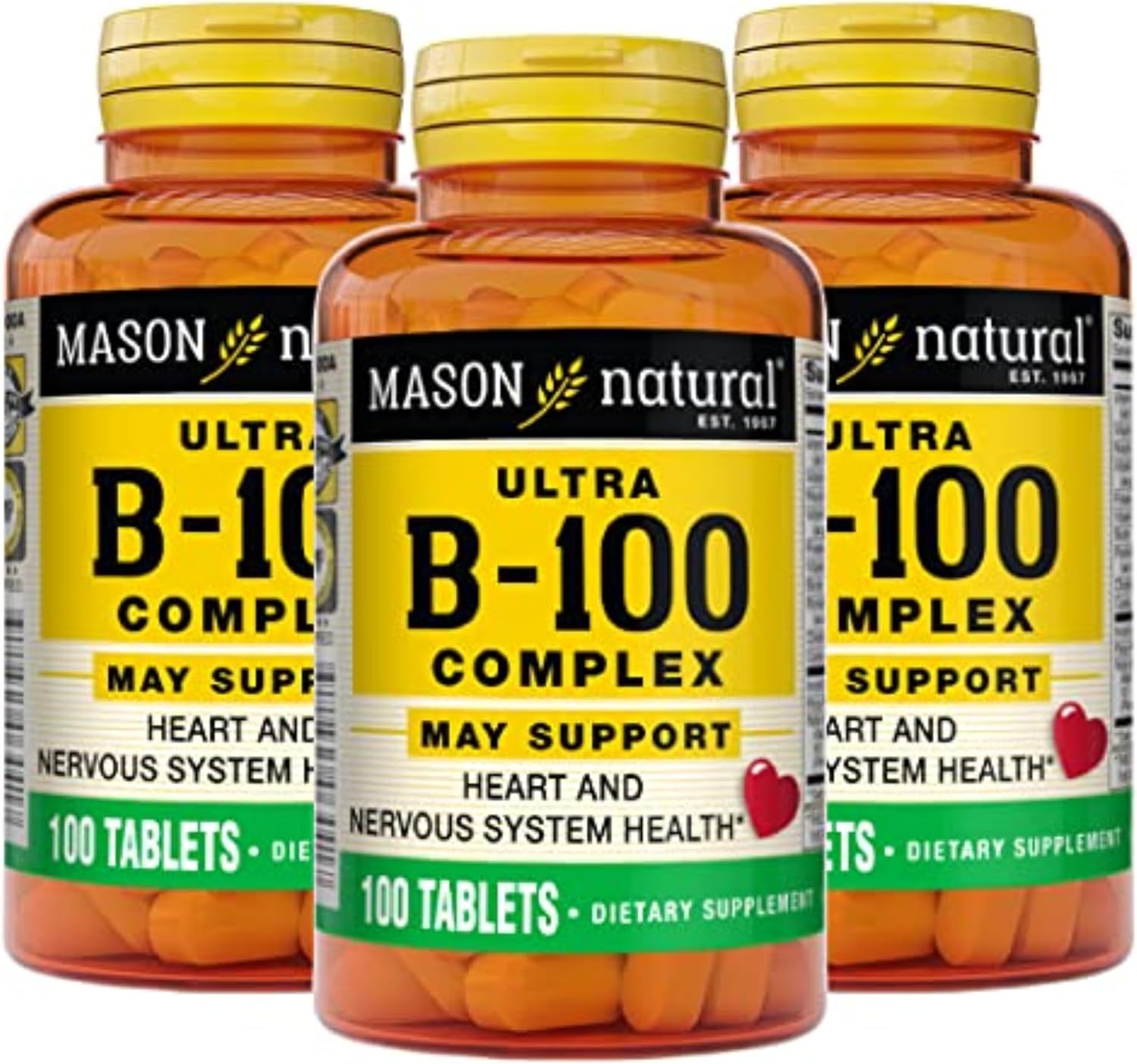 Mason Natural Ultra B100 Complex for Immune Support & Energy