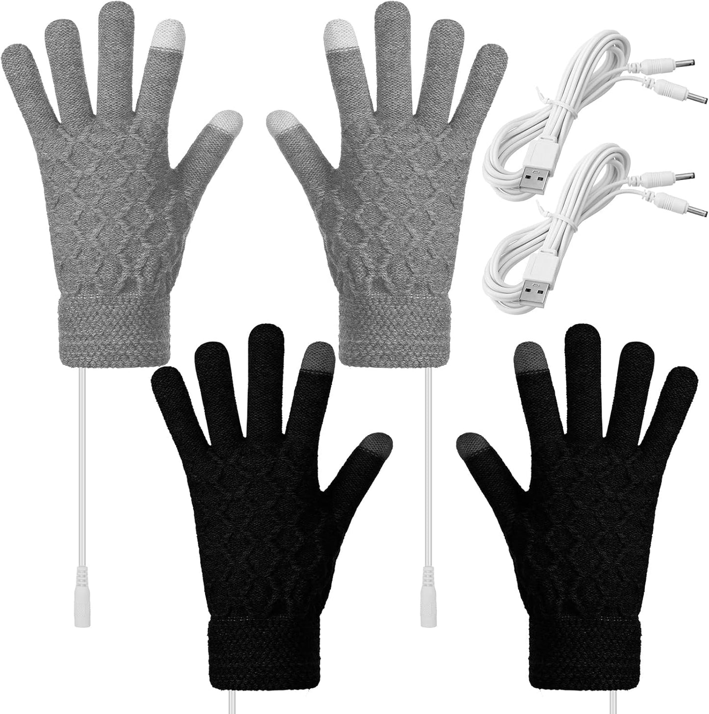 Bencailor USB Heated Gloves - Washable & Touchscreen!
