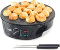 Takoyaki Maker Pan with Temperature Control and Tools - Make 18 at