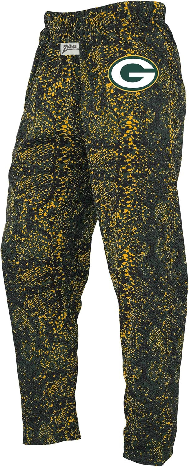 Zubaz NFL Z88 Team Logo Pants for Game Day and Lounge Wear