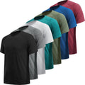 7 Pack Workout Shirts for Men Quick Dry Moisture Wicking - Lightweight