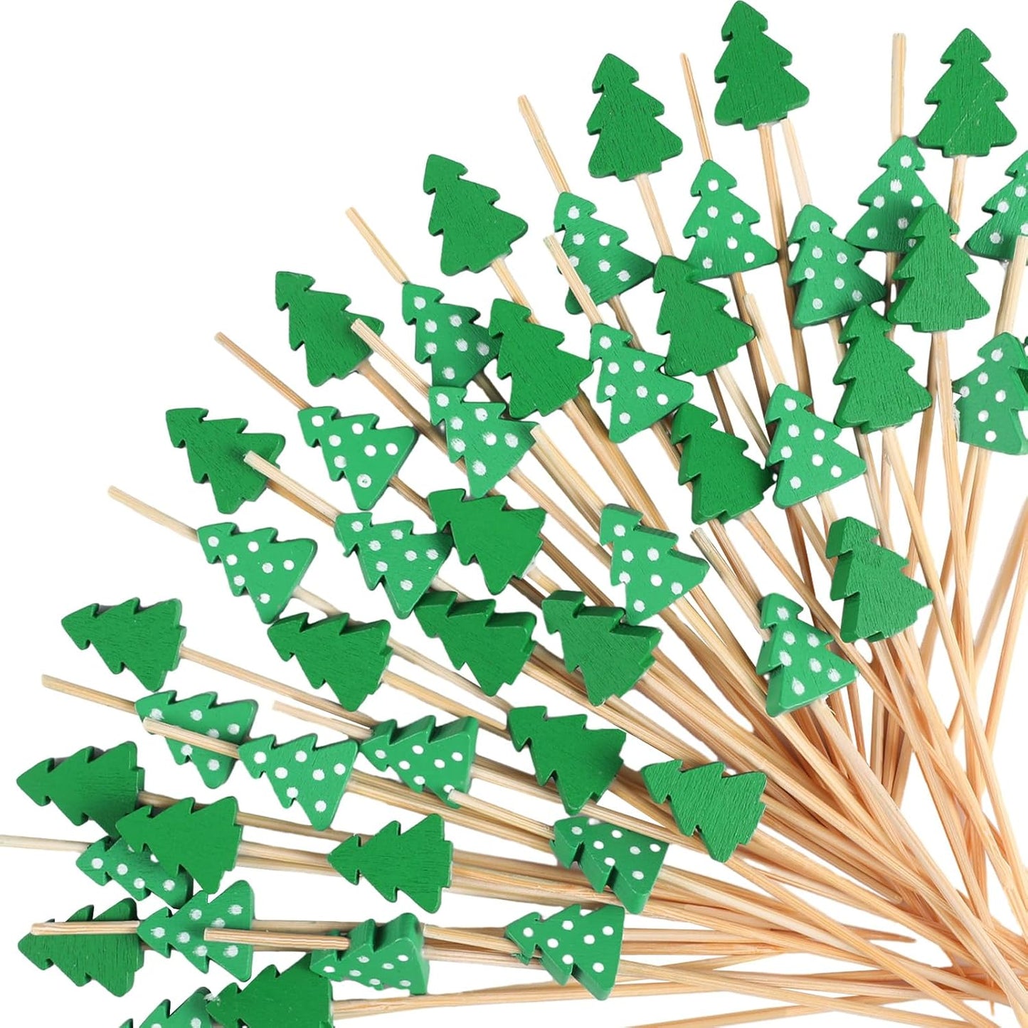 WILLBOND Christmas Cocktail Picks - Festive Appetizer Skewers