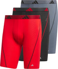 adidas Men's Performance Mesh Long Boxer Brief Underwear - Support