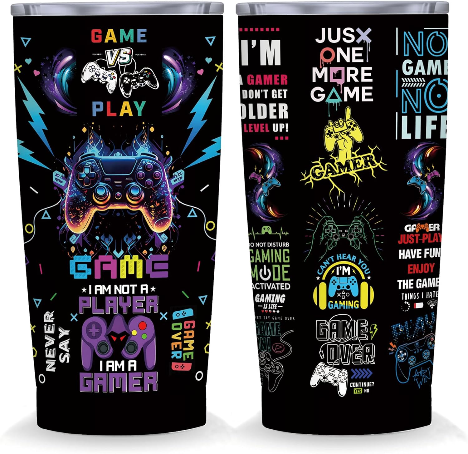 Stainless Steel Gamer Tumbler - Perfect Gift for Gamers