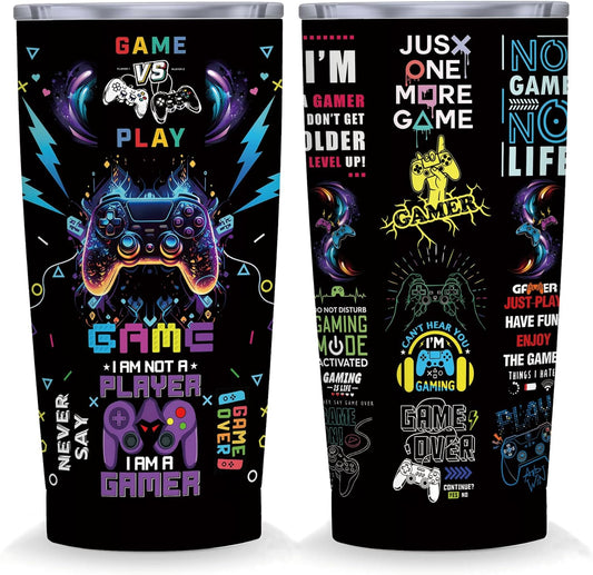 Stainless Steel Gamer Tumbler - Perfect Gift for Gamers