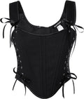 Scarlet Darkness Corset Tops for Women Renaissance Lace Up Floral This
