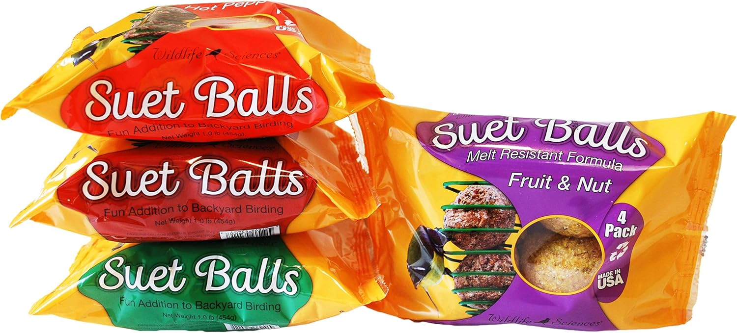Wildlife Sciences Melt Resistant Suet Balls for Wild Birds