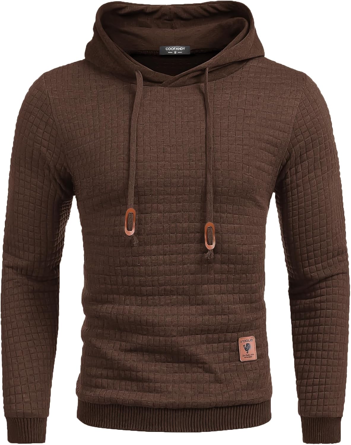 COOFANDY Mens Hooded Sweatshirt Casual Long Sleeve Pullover