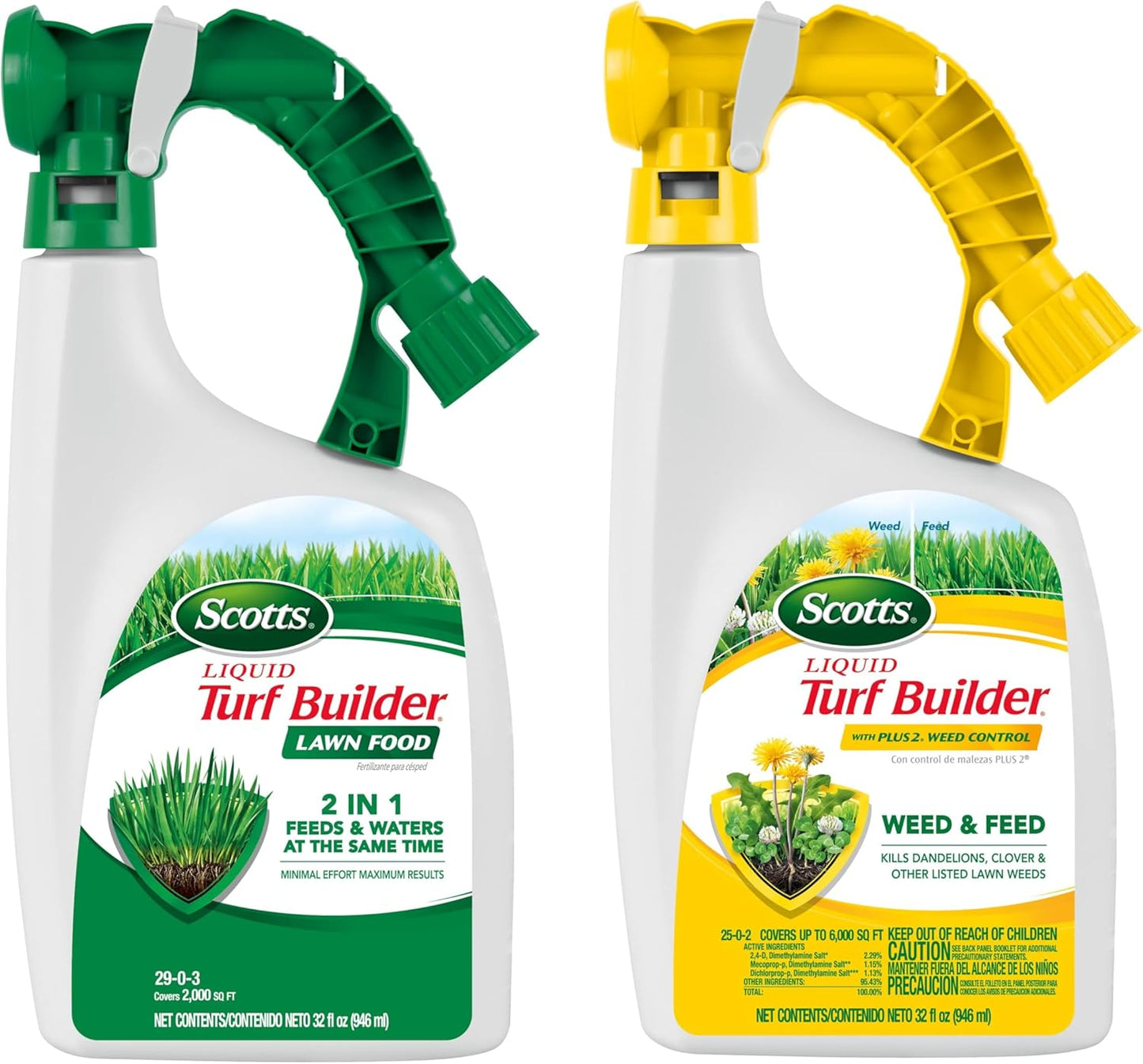 Scotts Liquid Turf Builder 2 Step Lawn-Care with Weed Control