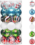 Valery Madelyn Christmas Ornaments 30ct Colorful Shatterproof Balls