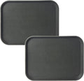 CURTA 2-Pack Non-Slip Restaurant Serving Tray 18 x 14 in - Durable