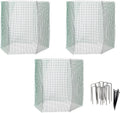 3 Large Fold-Away Bush Plant Protectors Supports - Durable Plant
