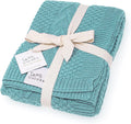 Knit Baby Blanket in Cable Pattern - Organic Cotton Cozy Choice