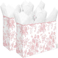 Extra Large Pink Floral Party Favor Bags for Any Celebration