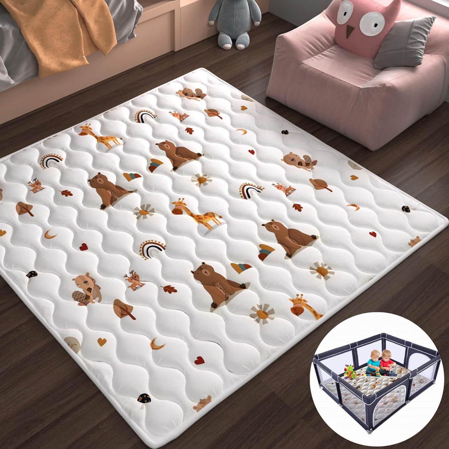 Portable Soft Baby Play Mat for Ultimate Comfort!
