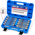 RIZOM 20-Piece 3/8in Drive Long Ball End Hex Bit Socket Set - Deep