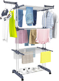 Clothes Drying Rack 4-Tier Oversized Foldable - Large Capacity Dryer