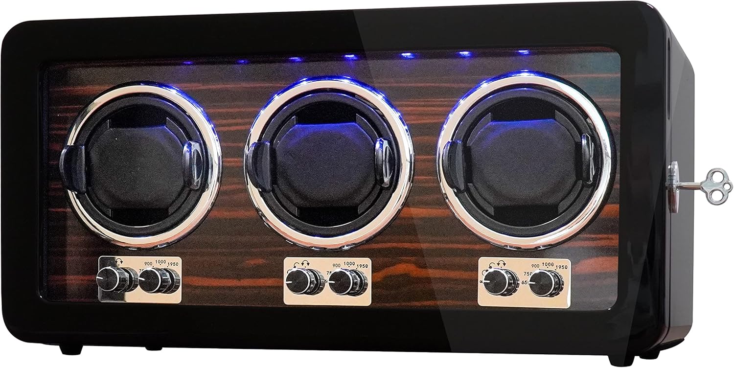 ORYX Watch Winder: 15 Rotation Modes, LED Display