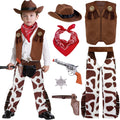Spooktacular Creations Cowboy Hat Costume Set for Kids Fun