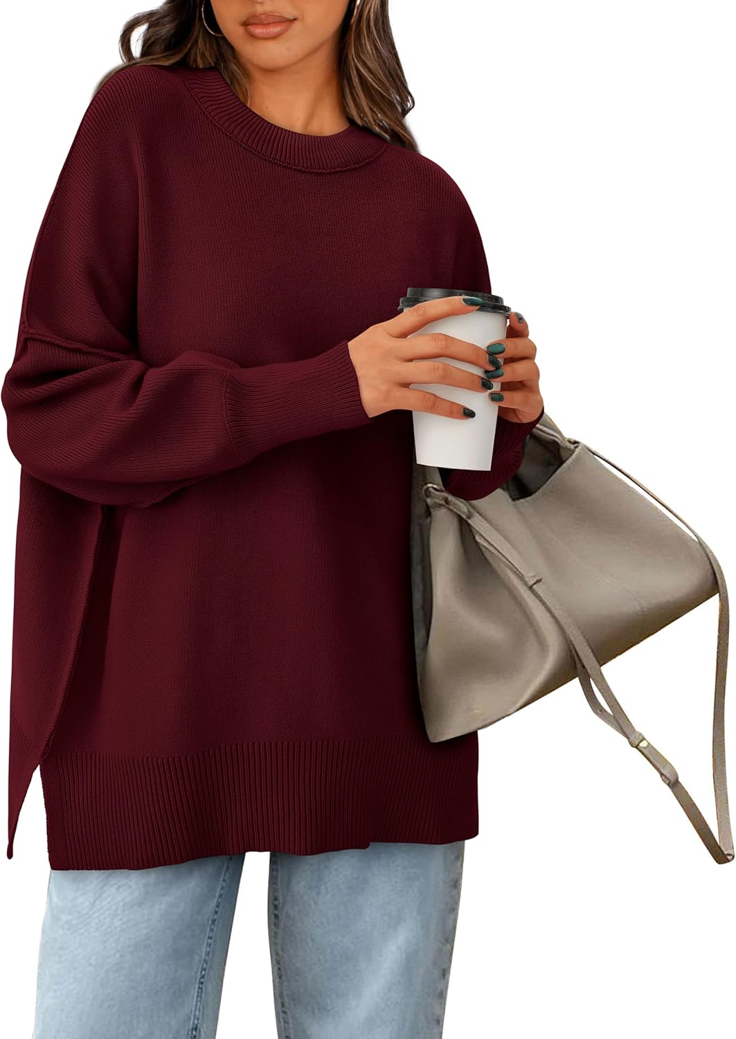 PRETTYGARDEN Women's Oversized Sweater for Cozy Fall Fashion