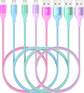 Colorful Kawaii MFi Certified iPhone Charger Cord