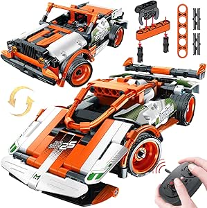 STEM Remote Control Building Kit for Boys 6-12 - 2 in 1 Racer