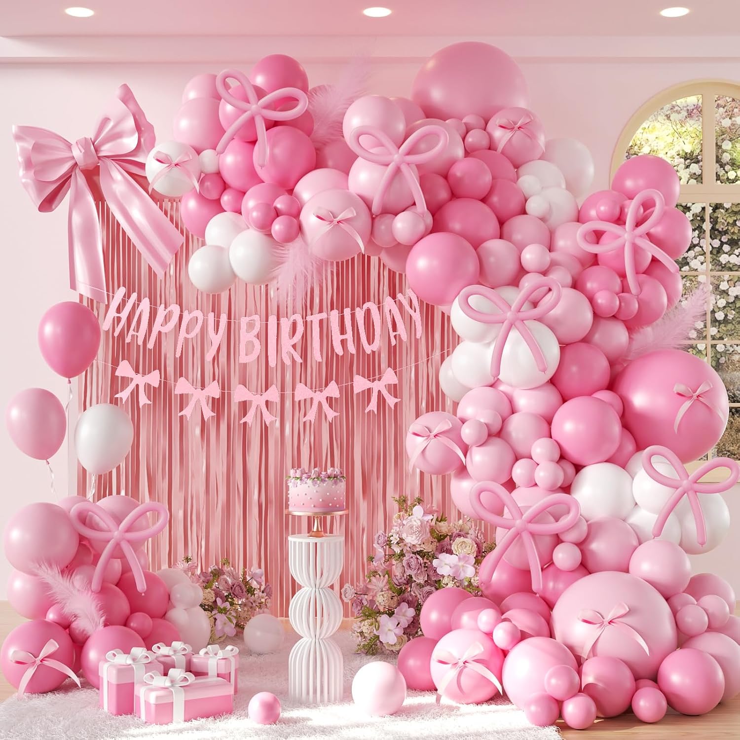 Chic Pink Birthday Party Kit by Vicduotex