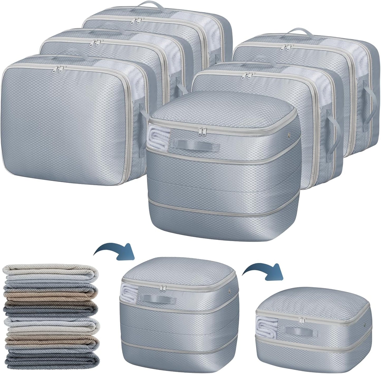 DIMJ Compression Storage Bags for Space Saving Organization