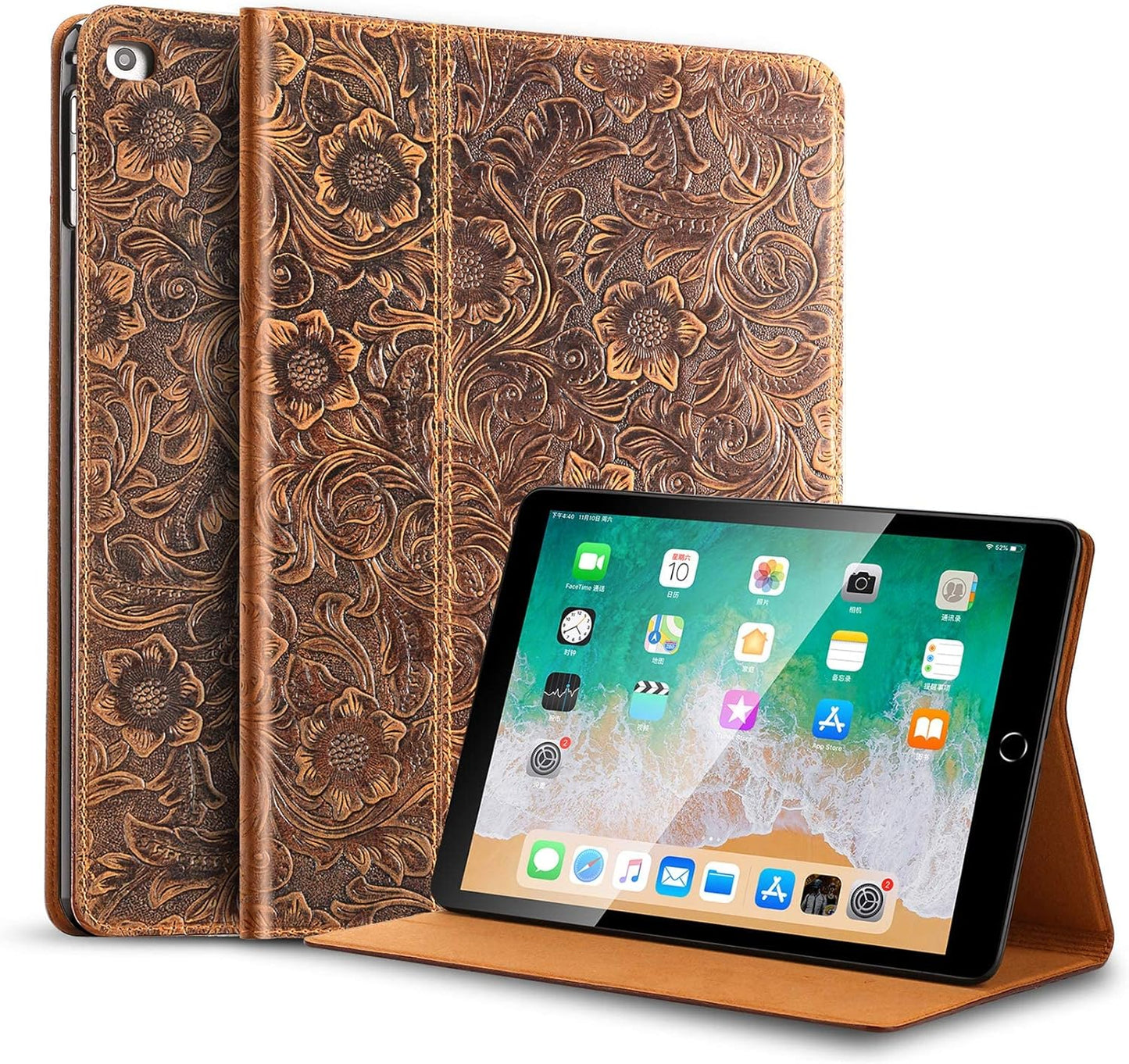 Genuine Leather iPad Case for 9.7 Inch Models - Gexmil