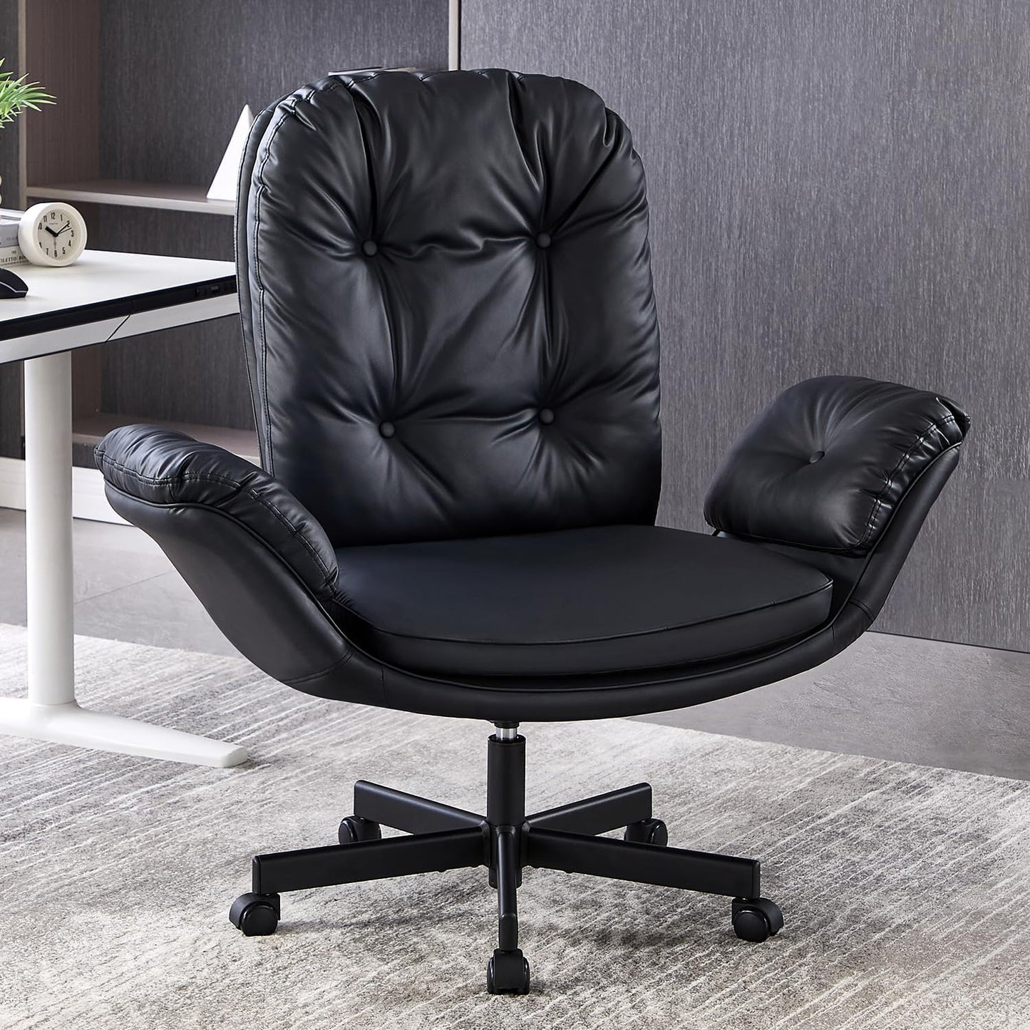 Criss Cross Chair with Armrests for Comfortable Sitting