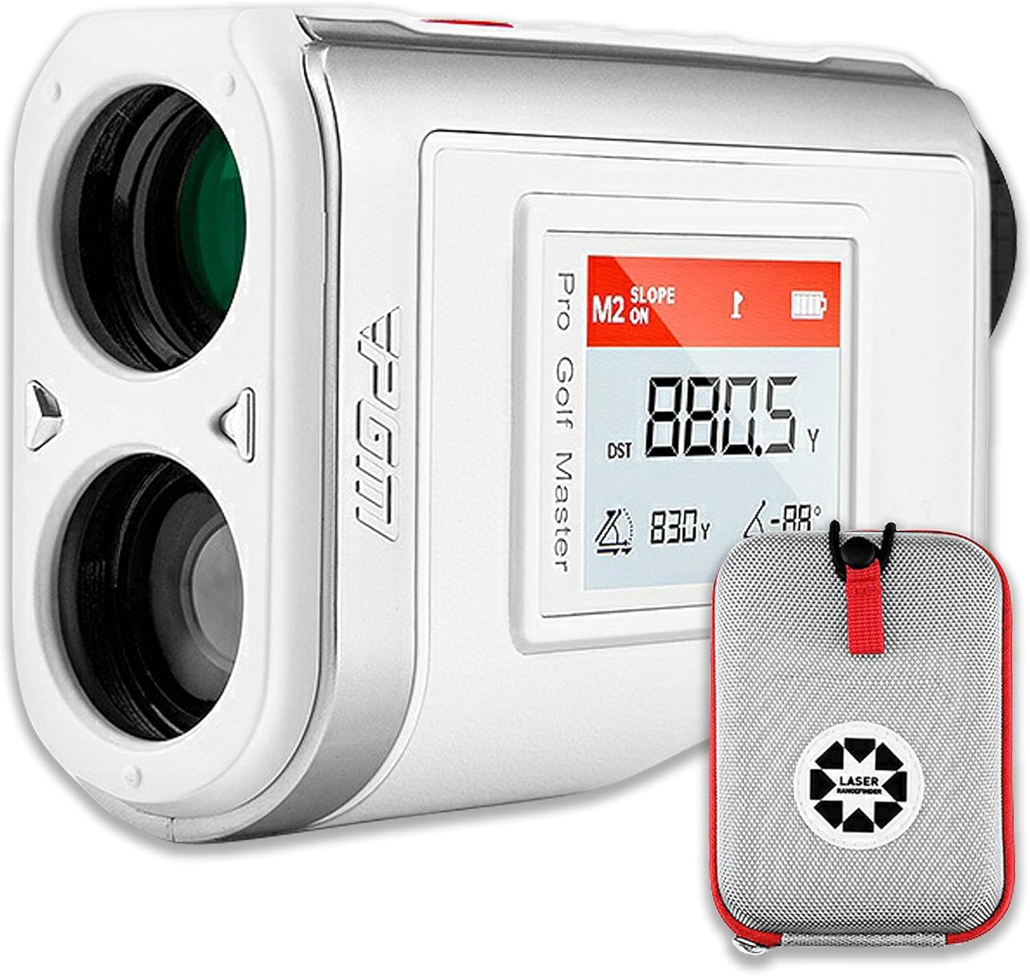 PGM Golf Rangefinder: Accurate 600 Yards Range, Locking Vibration