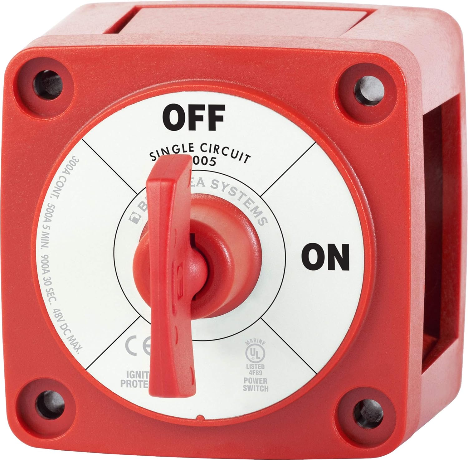 Blue Sea Systems 6005 m-Series ON/OFF Battery Isolator Switch