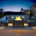 U-MAX 7 Piece Outdoor Patio Furniture Set with Fire Pit - Versatile