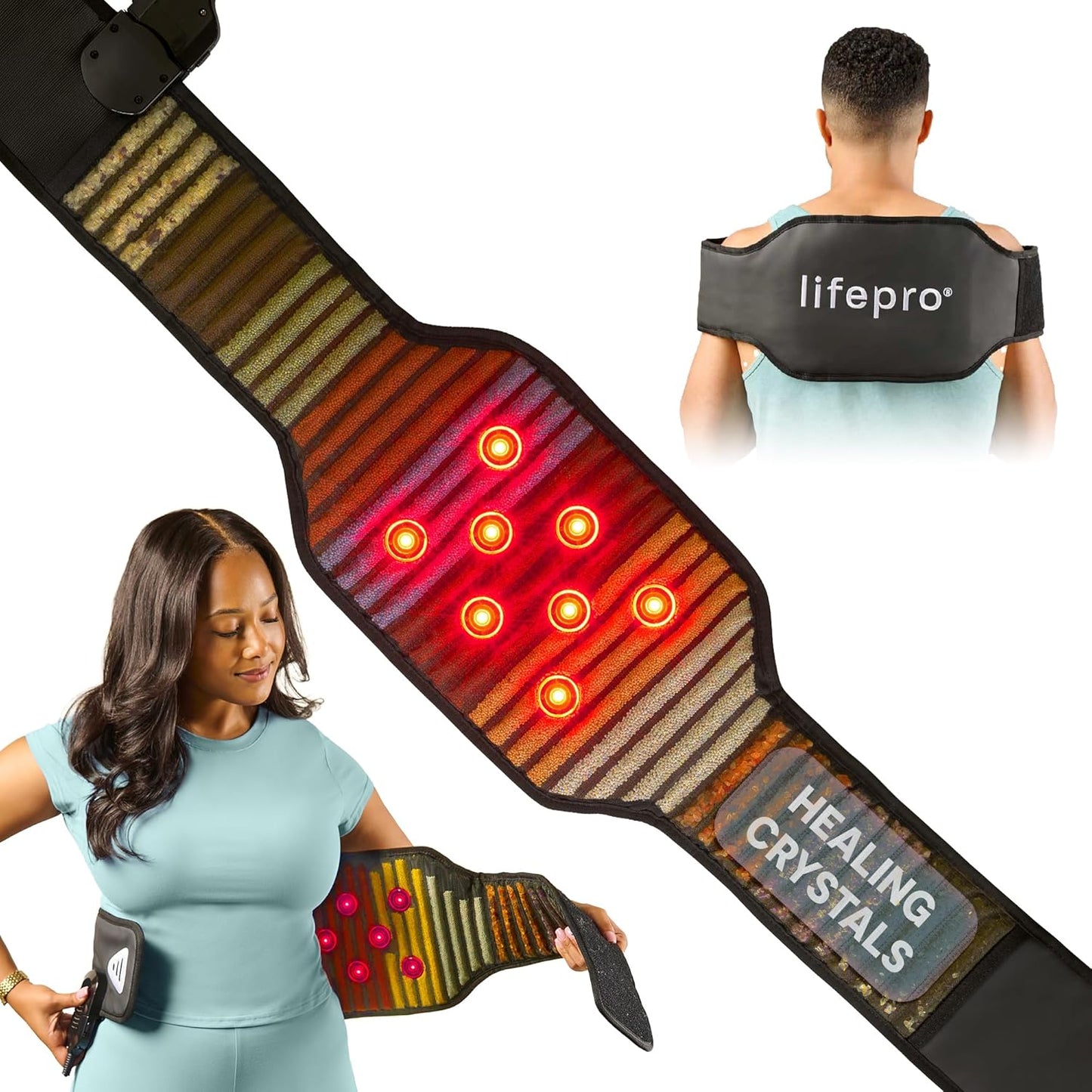 Lifepro Red Light Therapy Belt for Pain Relief and Relaxation