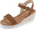 Girls Wedge Sandals Platform Espadrille Heels - Comfortable Summer