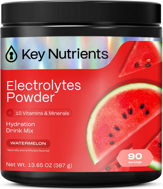 KEY NUTRIENTS Watermelon Electrolyte Powder for Hydration